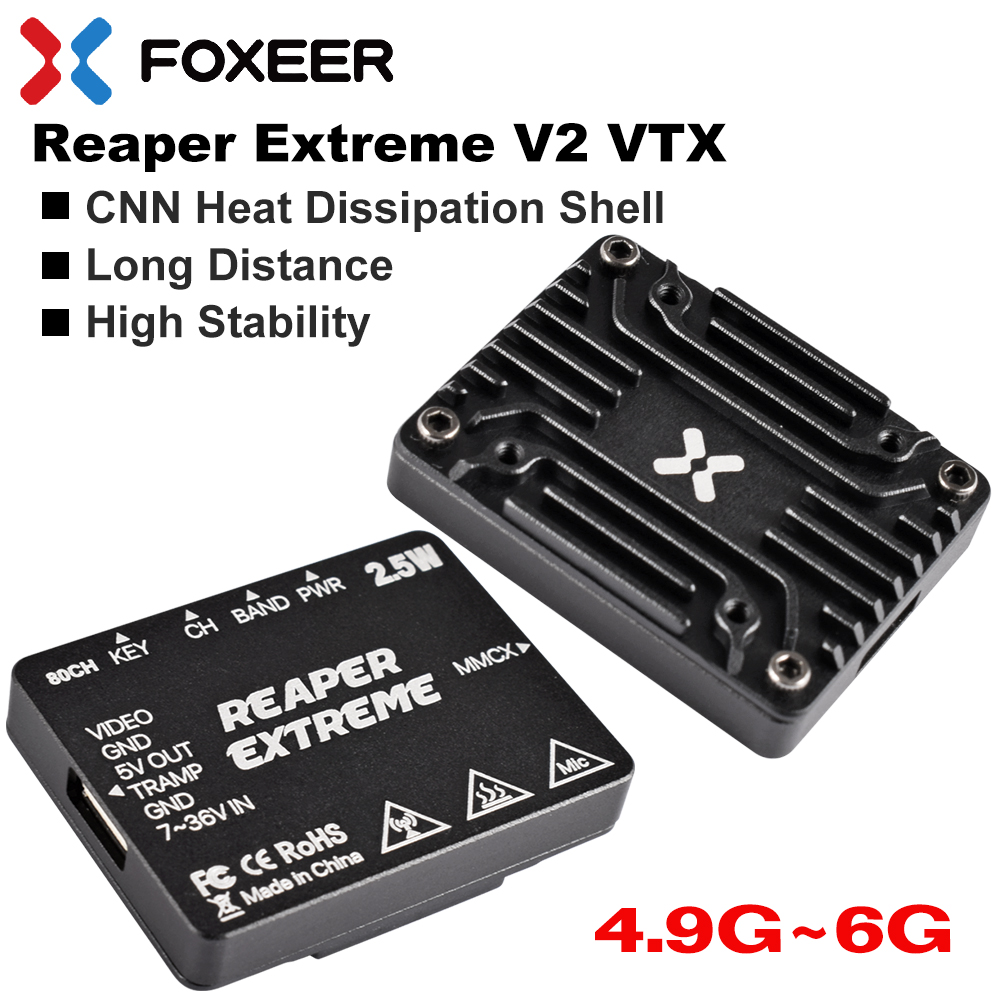 (Суперскидка) Foxeer 4.9-6G Re – обзор и цена Foxeer Reaper Extreme 2.5W Vtx